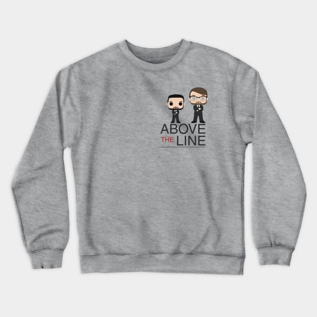 Above the Line Crewneck Sweatshirt by JJFDesigns